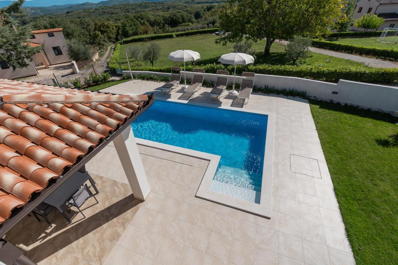 Villa Atop The Village With Stunning View Vižinada 外观 照片