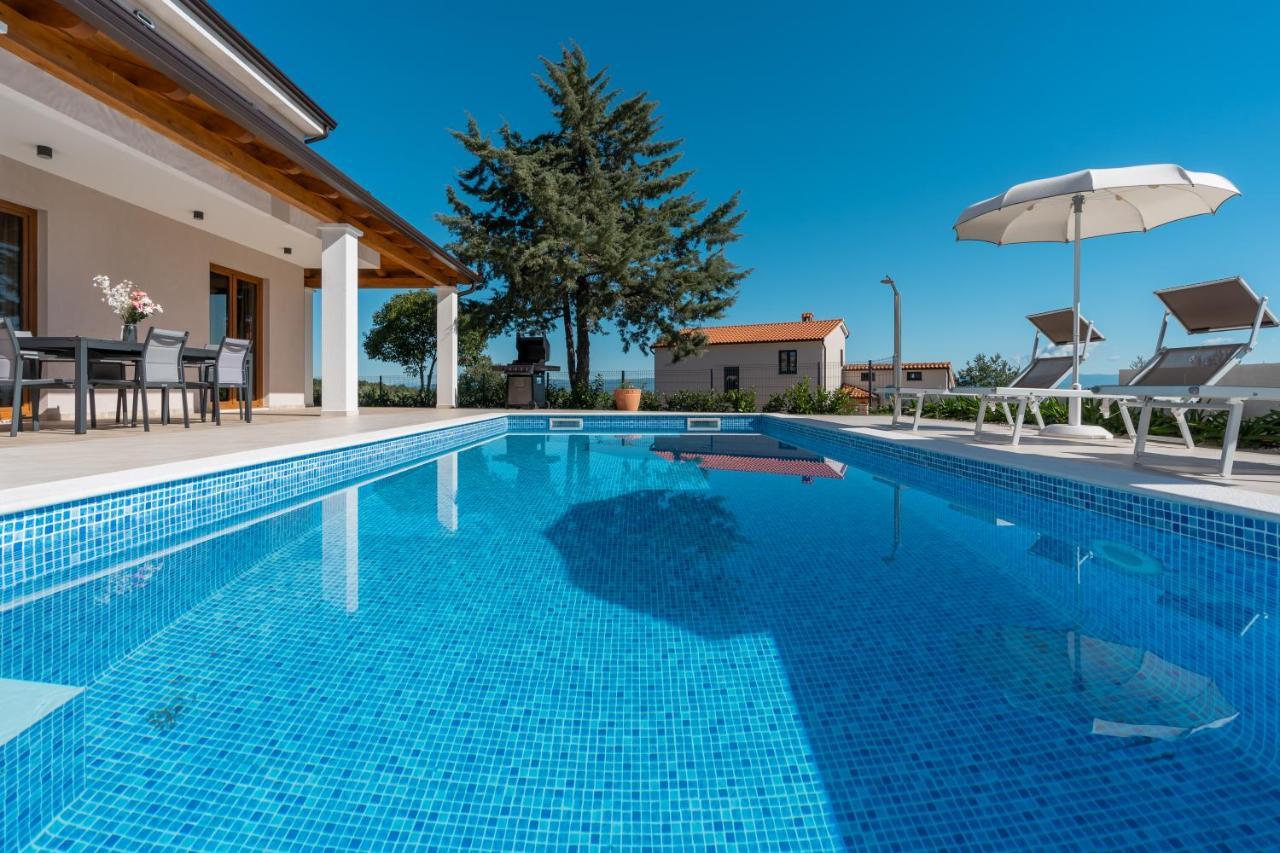 Villa Atop The Village With Stunning View Vižinada 外观 照片
