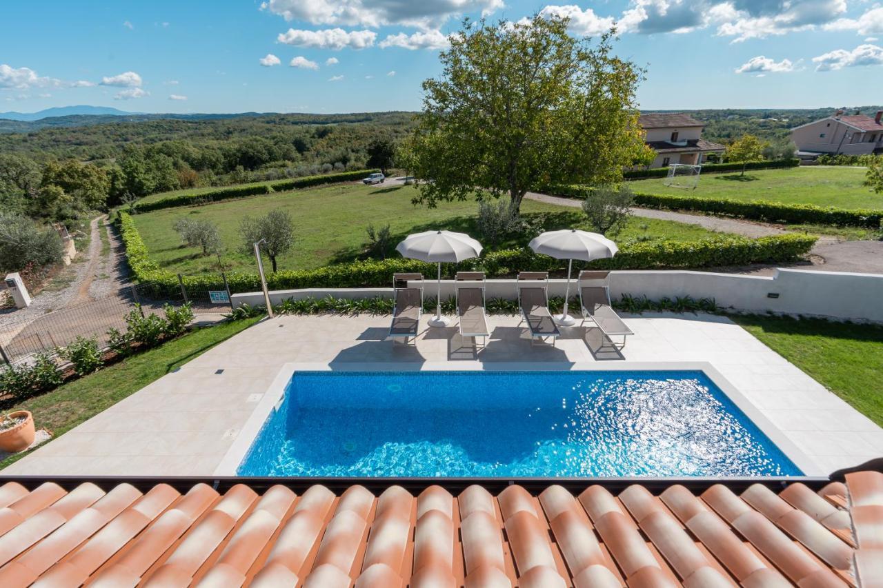 Villa Atop The Village With Stunning View Vižinada 外观 照片